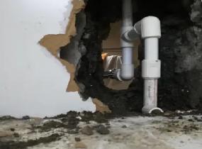 北流厨房下水管道漏水检测